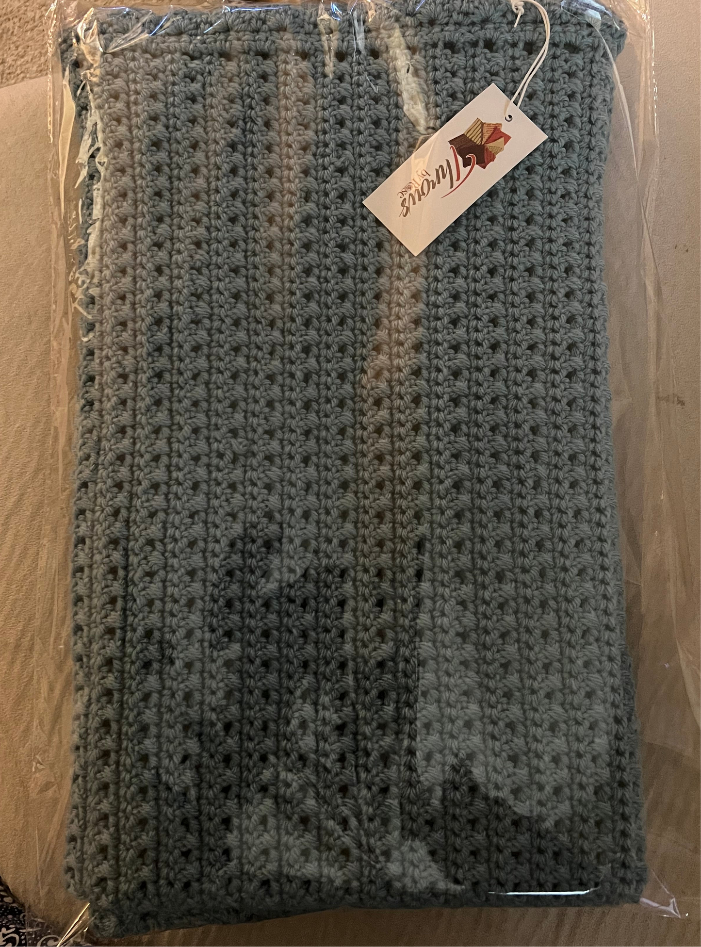 Sea Blue Baby Blanket