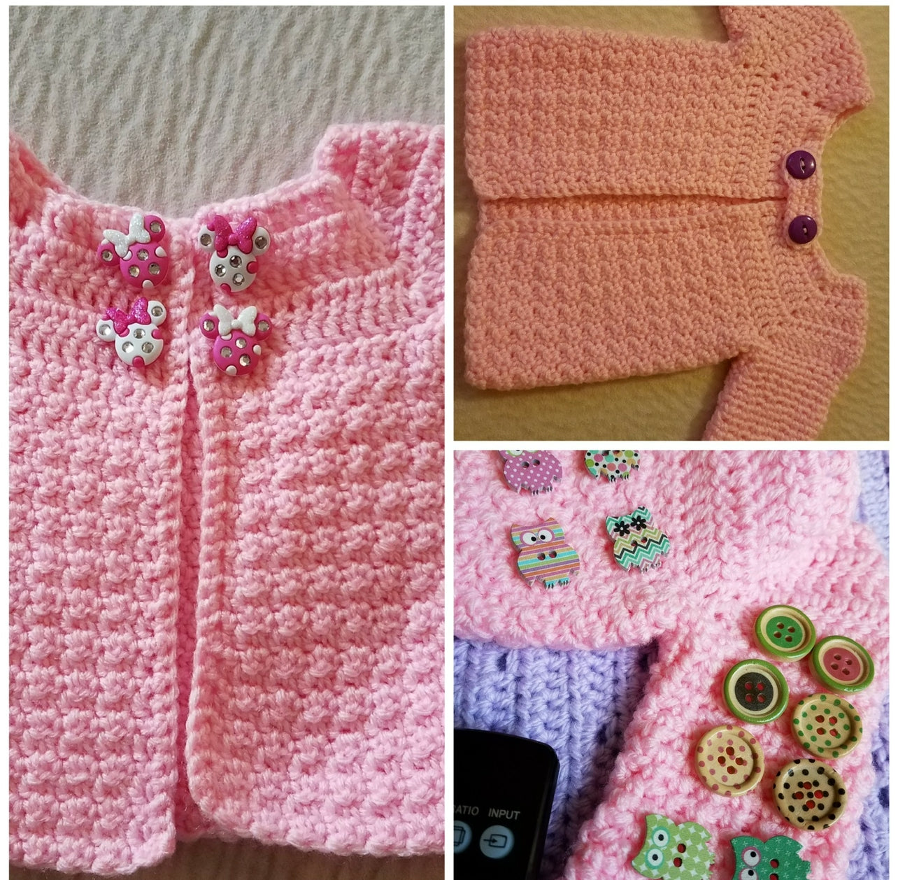 Girl’s Crocheted Sweater