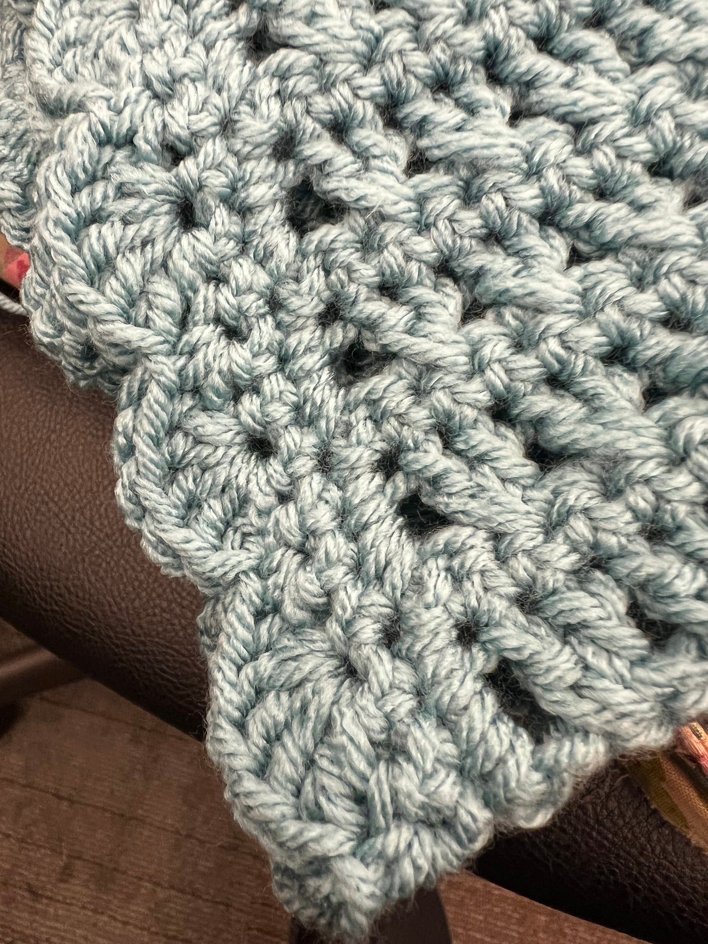 Sea Blue Baby Blanket