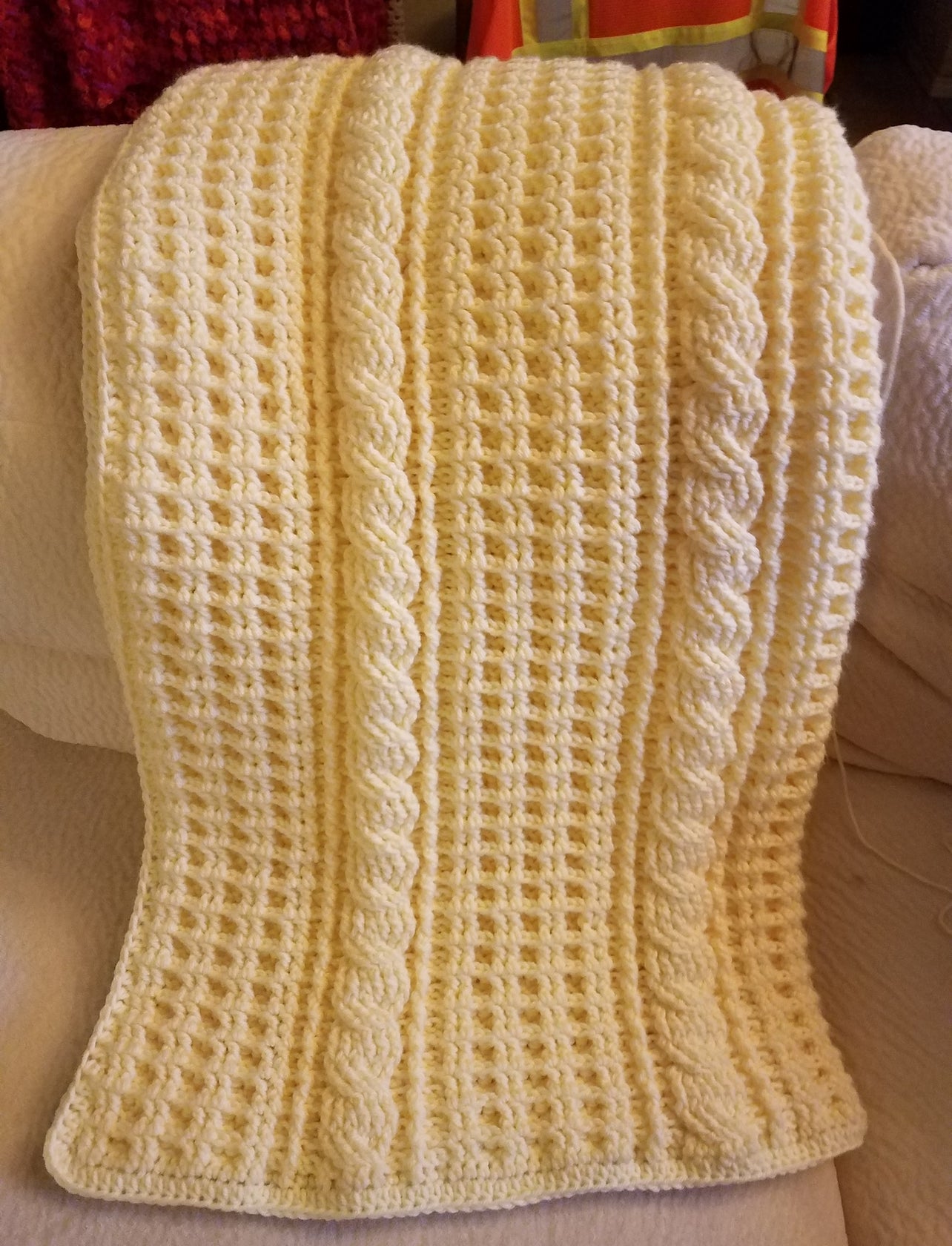 Braided Hive Baby Blanket