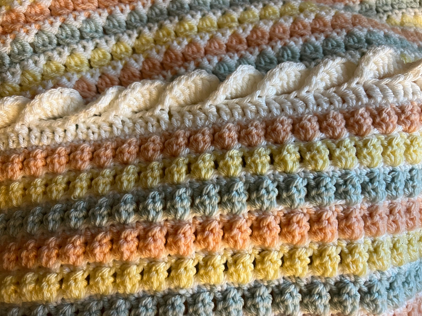 Block Stitch Baby Blanket