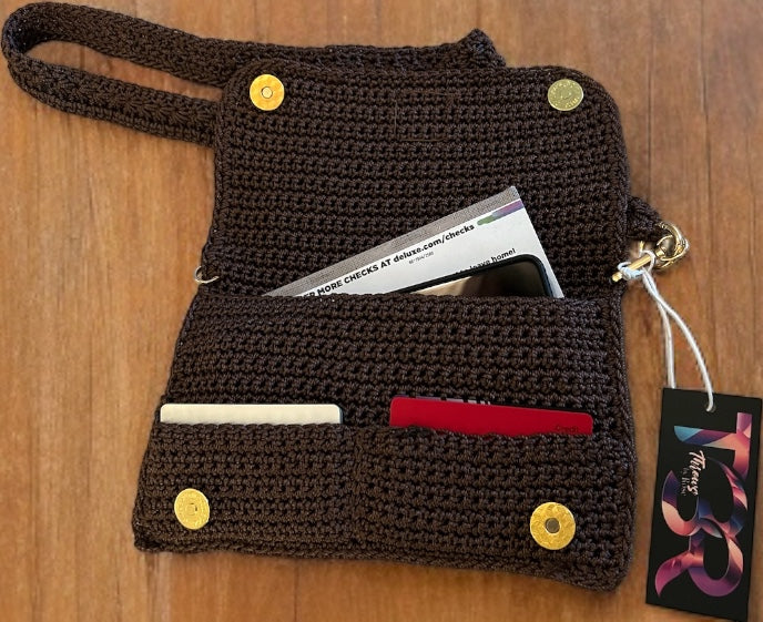 Crocheted Crossbody wallet