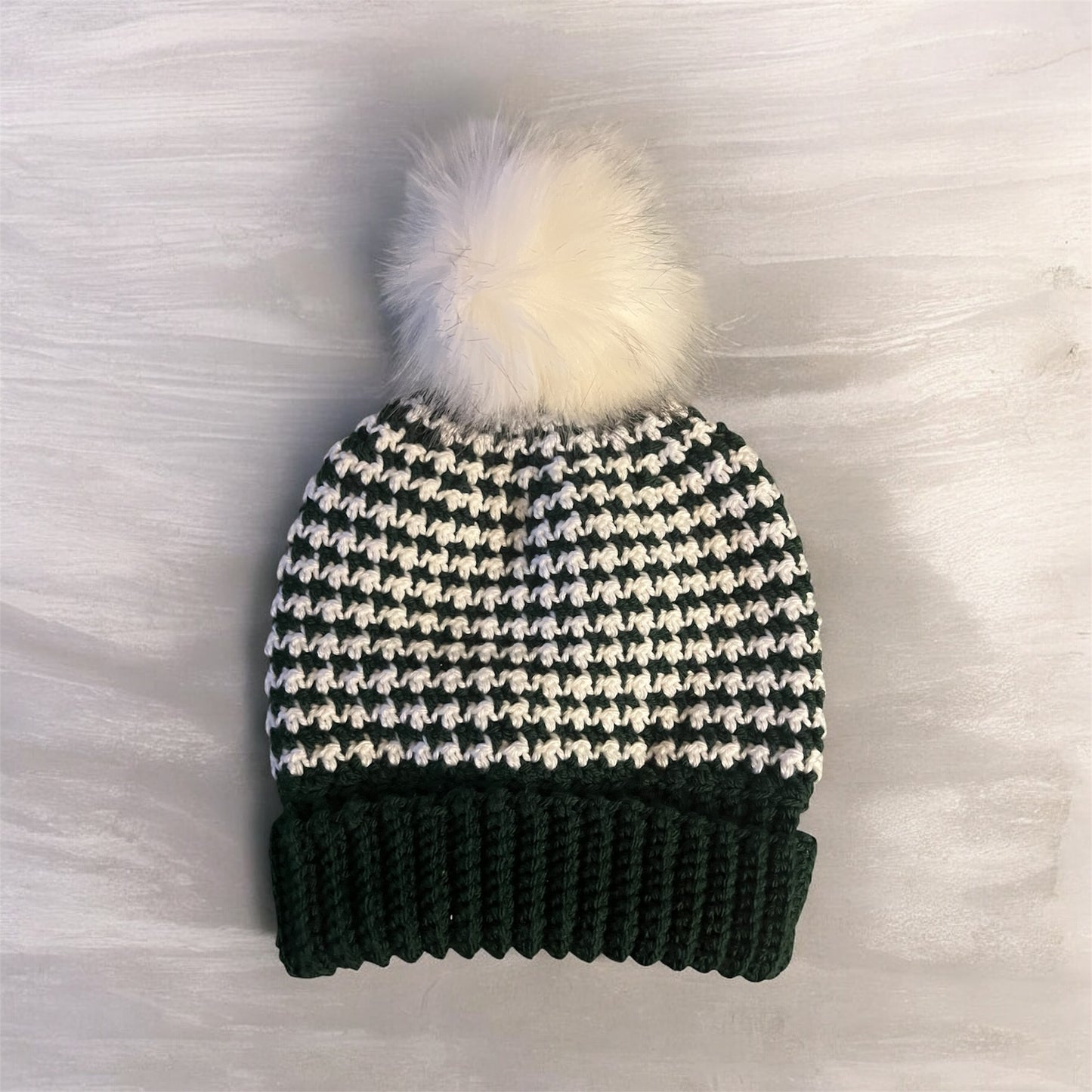 Houndstooth Beanie